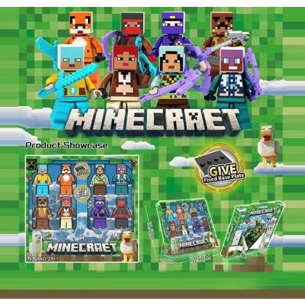 Набір героїв 2911-3 (192/2) 8 фігурок, висота 4см, рухливі кінцівки, голова та ноги від’єднуються, з - 1