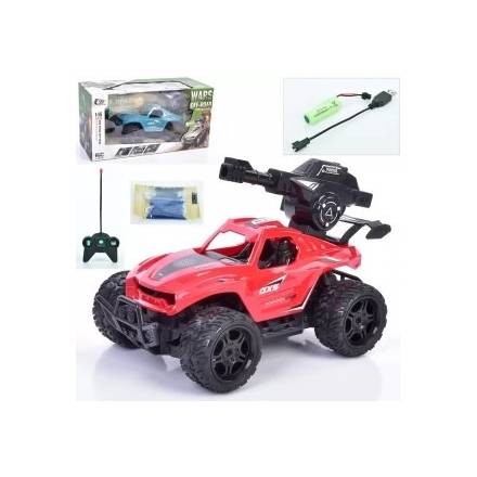 Джип SBY164-6/7 р/к, акум, 24см, 1:16, стріляє водяними кулями, світло,гумові колеса - 1