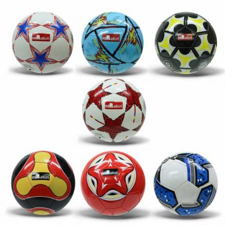 М'яч футбольний  арт. FB2336 (100шт) №5, PVC 220 грам, 8 mix - 1