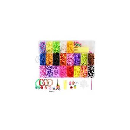 Набір резиночок для плетіння D 892 (80) в боксі - 1