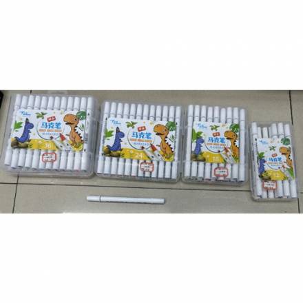 Маркери двосторонні білий корпус 24кол WW00874 - 1