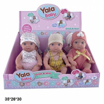 Пупс 20см YL2308A 9в.9шт.в кор.35*26*30 - 1