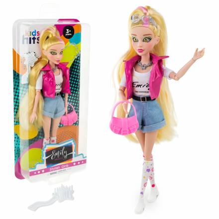 Лялька  Emily Grace арт. KH24/004 в стильному сучасному вбранні, аксес, короб. 16,4*37,5*5,2 - 1