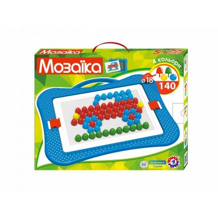 Іграшка "Мозаїка 6 ТехноК"3381 (18мм - 140шт) - 1