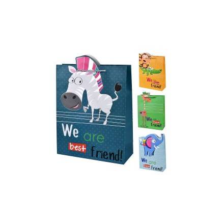 Пакет подарунковий паперовий L "Best friend" 30*41.5*12см R95480-L - 1