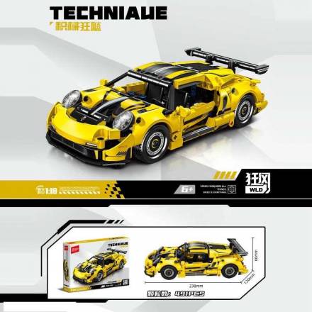 Конструктор 715320 (24) “Машинка”, 491 елемент, масштаб 1:18, в коробці - 1