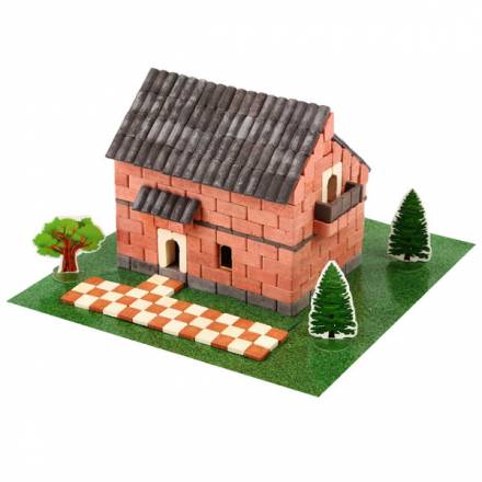 Іграшка-конструктор з міні-цеглинок "Ірландський будиночок", серія "Старе місто", артикул 70446, (RE - 1