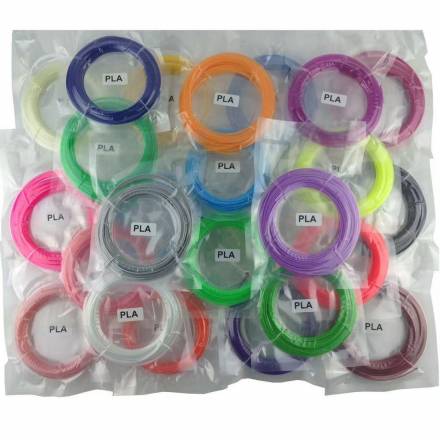 Набір запасок до 3D ручки BT-D-2331 матеріал PLA 1,75мм (20 кольорів по 10м) в кул.32*12*15 /30/ - 1