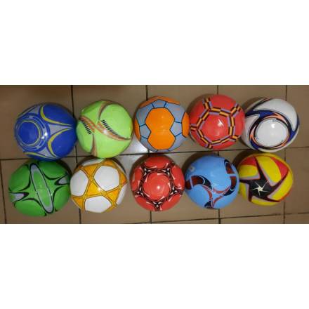 М'яч футбольний арт. FB2309 (100шт) №5 PVC, 270 грам, MIX 10 кольорів - 1