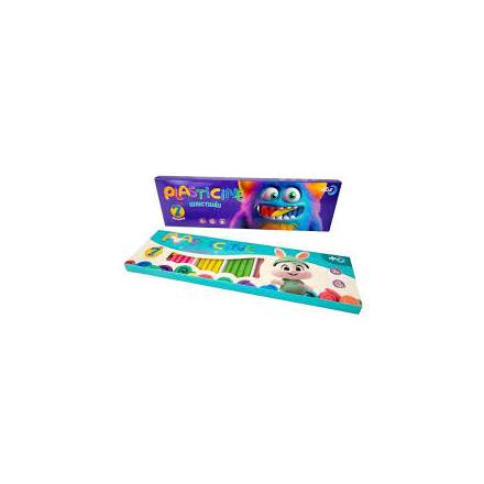 Пластилін "Hipe" 7 кол. 140г /832481/ стеки (1/24 - 1