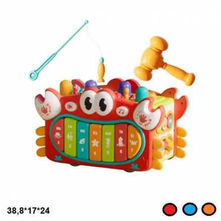 Логіка краб HY-98 багатофункц.батар.муз.світ.кор.38,8*17*24 /16/ - 1