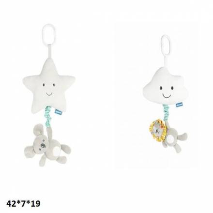 Брязкальце XA37A/B підвіска м'яке тягнучка муз.2в.кул. 42*7*19 - 1