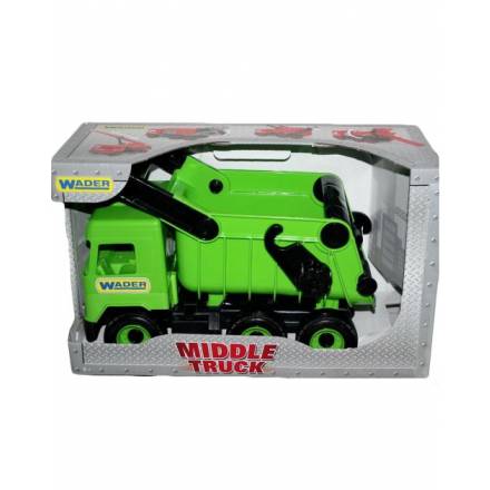 Авто "Middle truck" самоскид (св. зелений) в коробці/39482 - 2