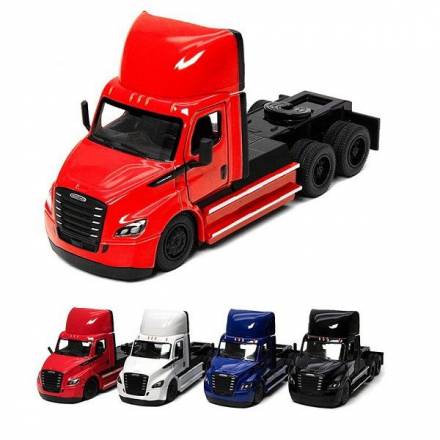Модель вантажівка Freightliner eCascadia 5" KT5466W метал.інерц.відкр.дв.4кол.кор./96/ - 1