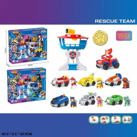 Ігровий набір арт. H06AB (36шт/2) 2 види,фігурки мультгероїв,у коробці 40*33,8*8,5см - 1