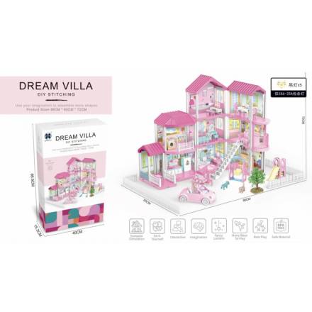 Ляльковий будиночок з меблями"Dream Villa" 556-25А 251pcs - 1