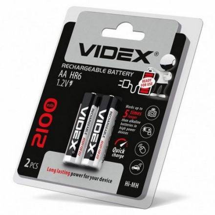 Аккумулятор Videx HR6/AA 2100MAH double blister/2pcs 20/200 - 1