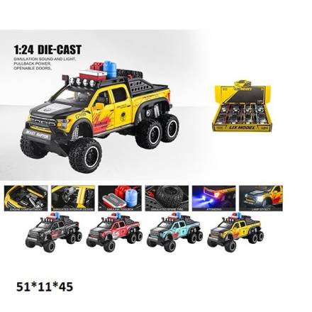 Машина Ford Raptor W24041P метал Ціна 1 шт - 1