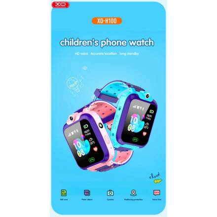 Smart Watch XO H100 2G рожевий дитячі - 1