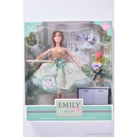 Лялька Emily арт. QJ088D (48шт/2) з аксес, короб. 28.5*6.5*32.5 см - 1