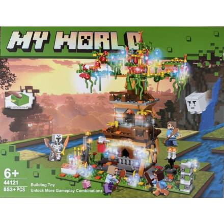 Конструктор 44121 (16/2) 853+ деталей, підсвічування, фігурки героїв, в коробці - 1