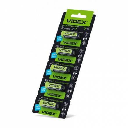 Батарейка Videx А23/Е23А 5pcs BLISTER CARD - 1