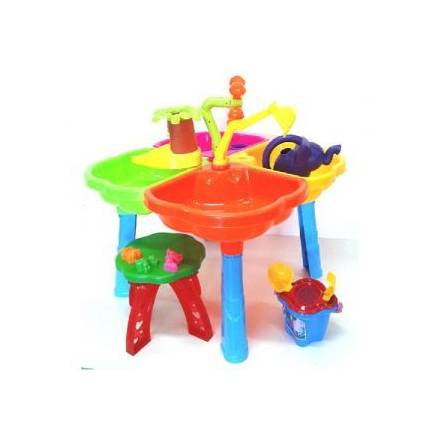 Песочный столик с набором, стульчиком, лейкой 01-121-1 - 1