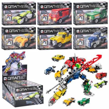 Конструктор Qman 41109 машина, від 126дет, в кор-ці, 6в1 - 1