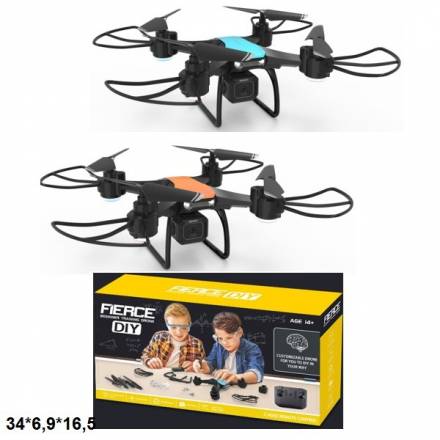 Квадрокоптер JJRC H108DIY подвійна HD камера,Wi-Fi,акум.USB.світ.2кол.кор.34*6,9*16,5 - 1