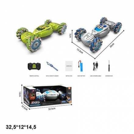 Р.К.Всюдихід-трюкач twist JD155-18A акум.USB.світ.дрифт.2кол.кор.32,5*12*14,5 /24/ - 1