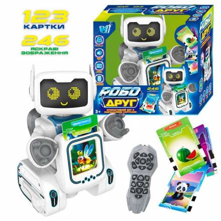 Робот-картридер на радіокеруванні “РобоДруг” 89610 (12) "WToys", ОЗВУЧУВАННЯ УКР МОВОЮ - 1