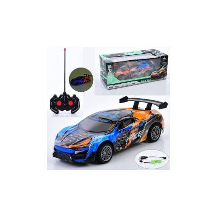 Машина 2288-72A р/к,24см,1:16, акум,USB-зарядне,корпус,що не б'ється, 2 кольори,світло, в кор - 1