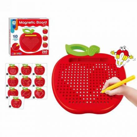 Досточка YM2225 магнітна,19-19см,метал.кульки - 1