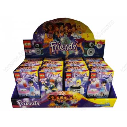Конструктор  "Friends"  (коробка 16 шт.) 1019 - 1