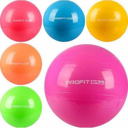 Мяч для фитнеса 65см 0382 фитбол резина 1100г 6цветов - 1