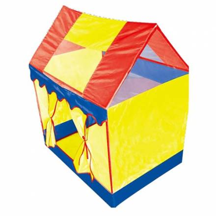 Палатка M 6119-1 (6шт) домик100-70-в110см,на колышках,вход на завязках,окна-сетки,в сумке,54-13-12см - 1