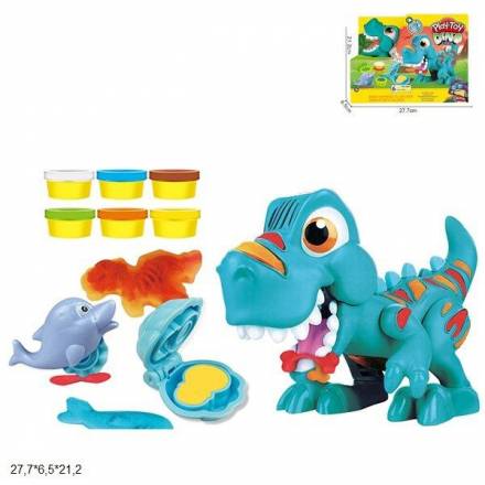Ігровий набір SM8067 динозавр з пластиліном кор.27,7*6,5*21,2 - 1