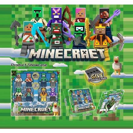 Набір героїв 2911-1 (192/2) 8 фігурок, висота 4см, рухливі кінцівки, голова та ноги від’єднуються, з - 1