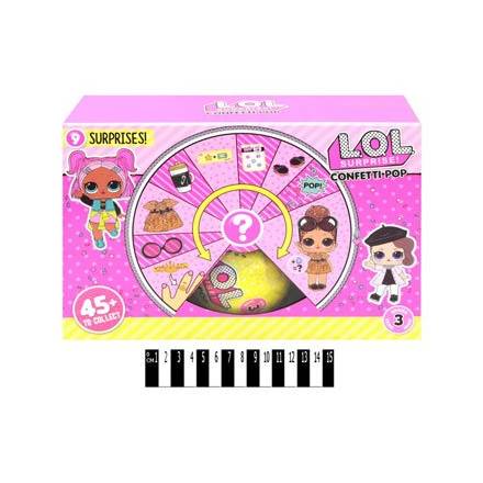 Лялька "LOL" "CONFETTI POP" в яйці сюрпризі (коробка 6 шт) 24304 - 1