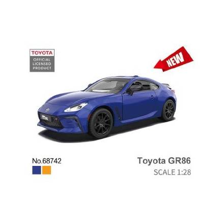 Машина мет. АВТОПРОМ арт. 68742 Toyota GR86, 1:28 - 1
