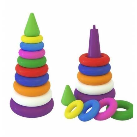 Іграшка пластмасова "Піраміда" видувна 2, 0984 - 1