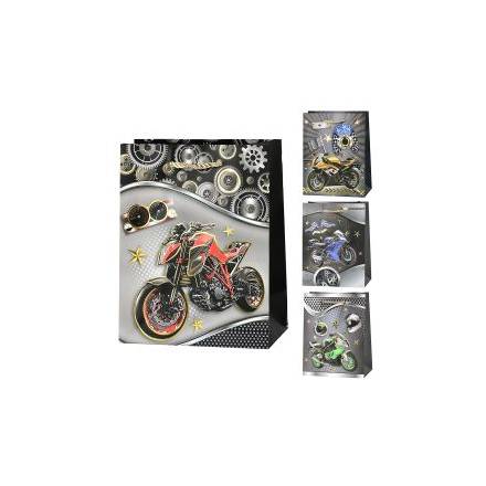 Пакет подарунковий паперовий L "Motorbike" 31*41.5*12см R33204-L - 1