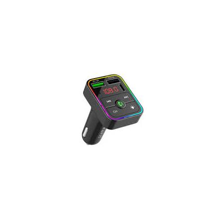 Модулятор HAVIT HV-FM812BT 2USB+USB-C+Micro SD RGB Black - 1