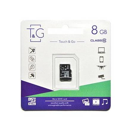 Карта памяті T&G micro SDHC 8GB class 10 (без адаптеров) - 1
