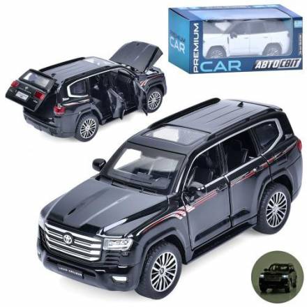 Джип AP-2088 (18шт) АвтоСвіт, 1:32, метал, інерц, 15,5см,звук, світло, відчиняются двері/капот/багаж - 1