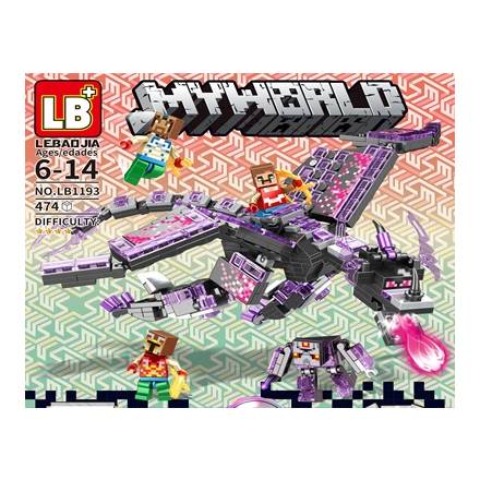 Конструктор Minecraft LB 1193 "Дракон Ендер" ( 474 дет. ) - 1