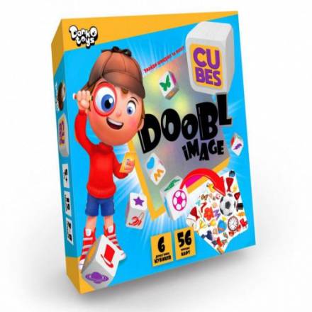 Настільна розважальна гра "Doobl Image Cubes" укр (10)/DBI-04-01U - 1