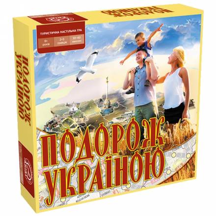 Гра настільна Подорож Україною,арт 18732 - 1
