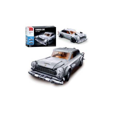 Конструктор SLUBAN M38-B1125 (24шт) машинка 17см, 1:32, 2в1, фігурка, 325дет, в кор-ці, 30-19-7см - 1