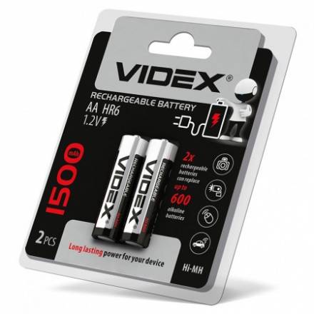 Аккумулятор Videx HR6/AA 1500 MAH - 1